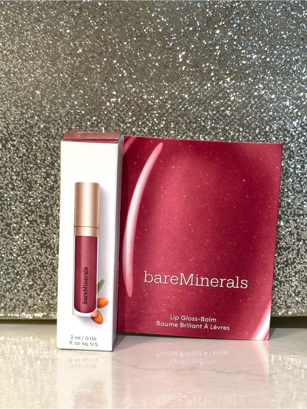 5 for $25 item 🌺 Mini BareMinerals Lip Gloss Balm in Sincerity - Picture 2 of 4